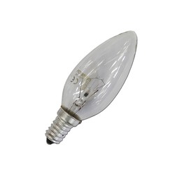 Lâmpada de vela transparente 60w e14 (apenas para uso industrial)