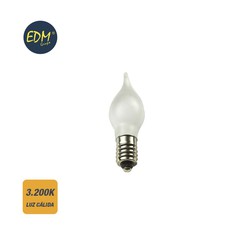 ampoule led bougie "papillon" e10 0.1w 160 lm 3200k lumière chaude edm