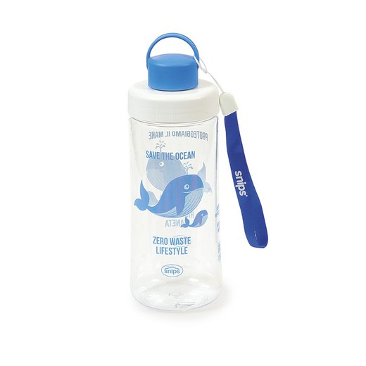 Botella tritan eco save the ocean ballena 0,5l snips