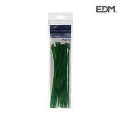 Bridas verdes 200x4,8 envasadas (bolsa 25 unid.) Edm