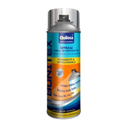 Bunitex adhésif spray contact transp 400ml quilosa