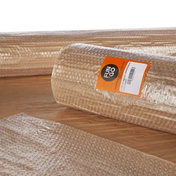 Bolha transparente + papel kraft 1,20x5mts