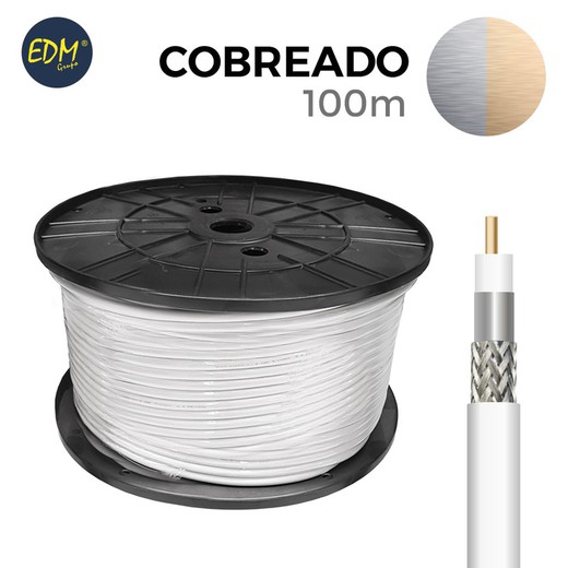 Cable coaxial apantallado cobreado edm euro/mts