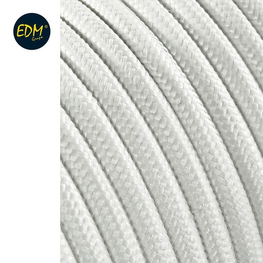 Câble tubulaire 2x0.75mm c01 blanc 25mts euro / mts