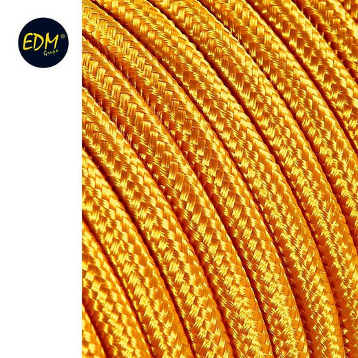 Cabo de cabo tubular 2x0,75mm c12 ouro 25mts euro / mts