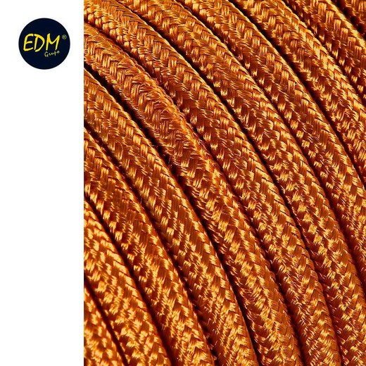 Cable cordon tubulaire 2x0,75mm c45 oro 25mts euro/mts