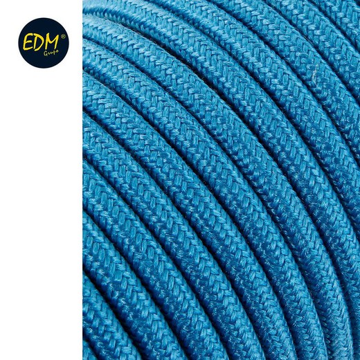 Cabo de cabo tubular 2x0,75mm c68 azul claro 25mts euro / mts