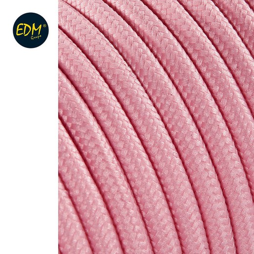 câble tubulaire 2x0.75mm c70 rose 25mts euro / mts