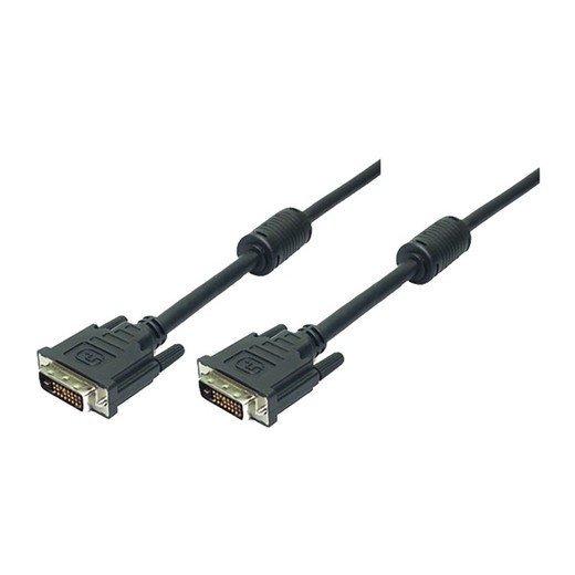 Cable dvi-d macho-macho negro 2mt dual link