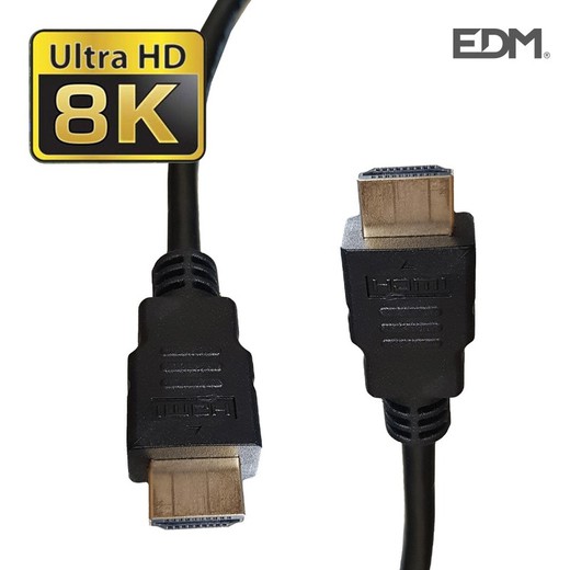 Cabo HDMI 2.1 8k 60hz de alta qualidade 1m