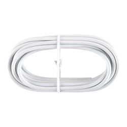 Cable plastificado blanco (gusanillo) 3m portavisillo pv025  cintacor