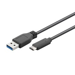 Câble USB 1mts 3.0 type a mâle vers usb type 3.1 type c mâle