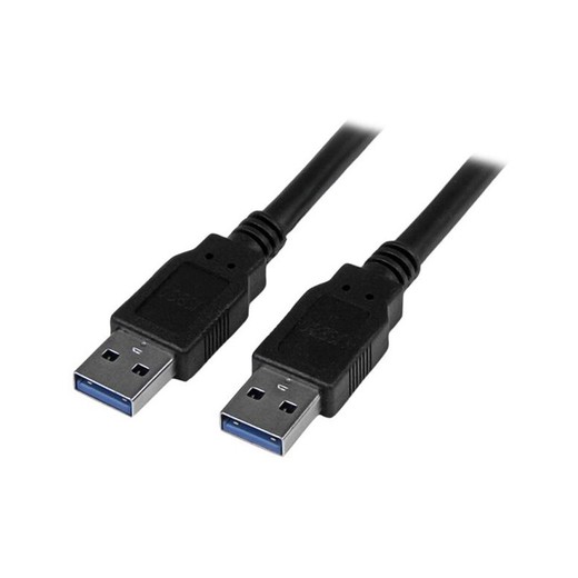 Câble usb 3.0 aa mâle-mâle 2m noir