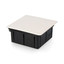 Caja cuadrada 100x100x45mm garra metalica retractilada