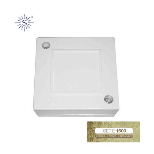 Caja empalme blanco/nieve solera