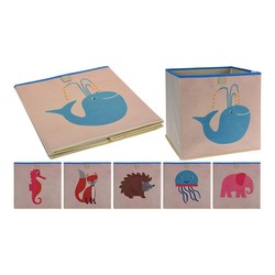 Caja organizadora infantil para estanteria 31x31x31cm