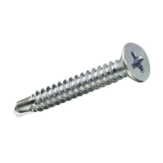 Caja s 15 uds. Tornillo rosca chapa cp autot. Cinc 4,2x19mm fadix