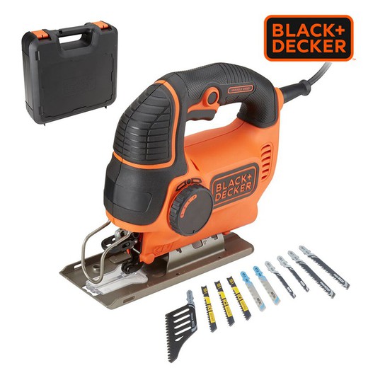 Caladora pendular 620w con maletin y accesorios ks901peka10-qs black+decker