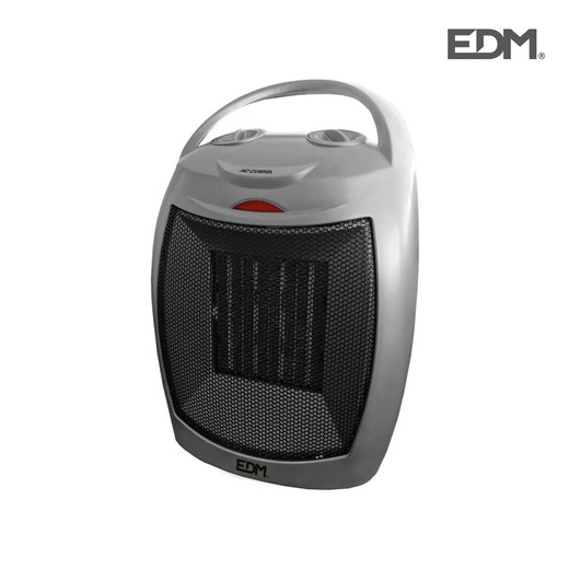 Aquecedor de piso cerâmico - modelo prata - 750-1500w - edm