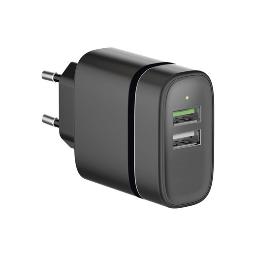 Cargador usb power 2 puertos nimo