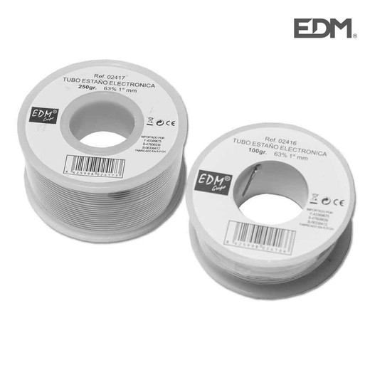 Bobine d'étain 250gr 63% 1mm edm