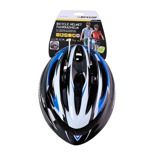 Casco de ciclismo talla l colores variados dunlop