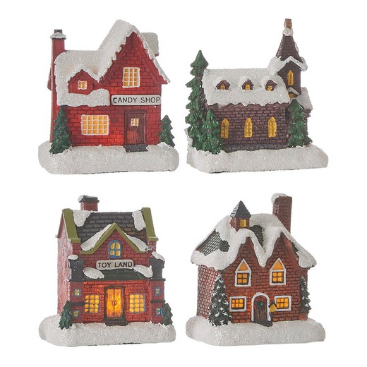 Modelos variados de casas de natal