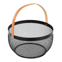 Cesta de malla retro diam.29cm colección 'noir kitchen'