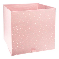 Panier de rangement enfant rose