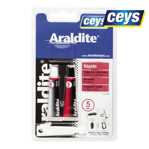 Ceys araldite rapido pequeño blister 5+5ml 510206