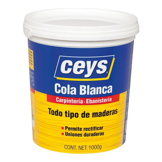 Ceys cola blanca madera bote 1kg 501704