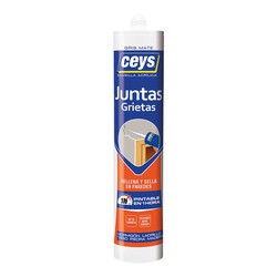 Ceys juntas grietas gris cartucho 280ml 505601