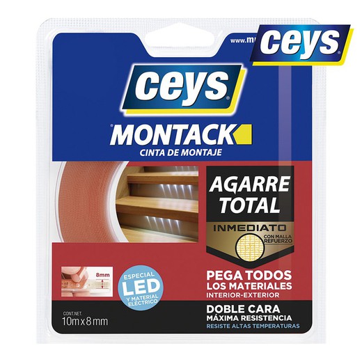 Ceys montack cinta leds 10mts x 8mm 507218