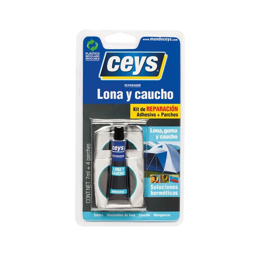 Ceys reparador lona y caucho blister 6uds. 505017