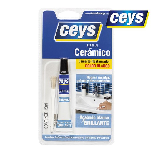 Ceys restaurador ceramico blanco 15ml 505101