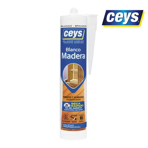 Ceys sellador madera blanco cart 505791