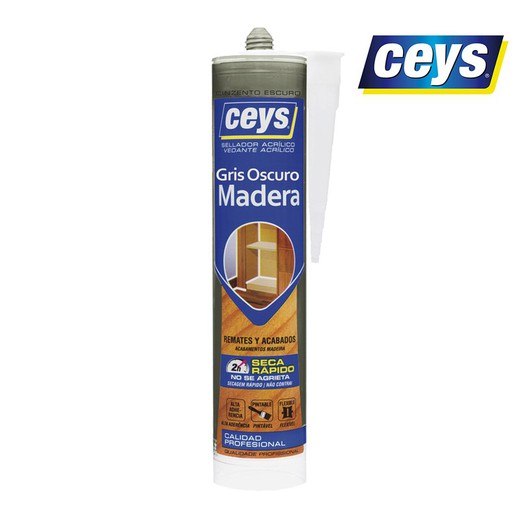 Ceys sellador madera gris osc cart 505796