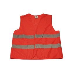 Gilet réfléchissant homologué orange 2 bandes