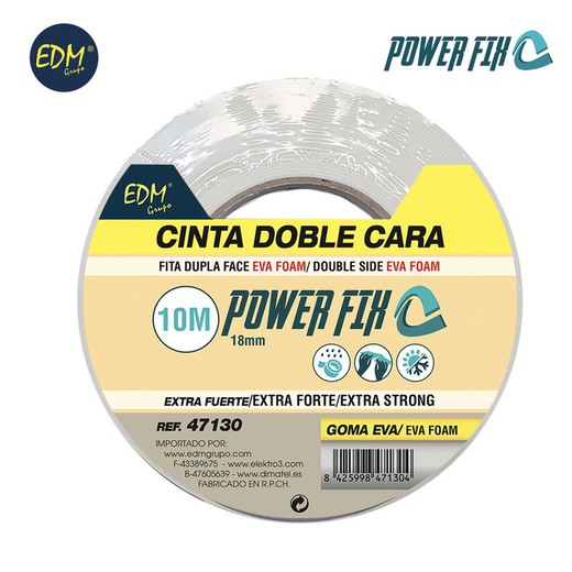 Cinta doble cara 10mx18mm edm