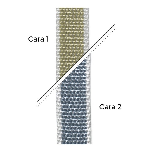 Fita cega 08 22mm 6mts bege cinza (bolha) cambesa