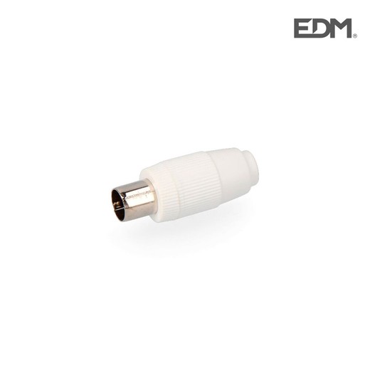 Clavija tv 9,5 mm. Recta envasada edm