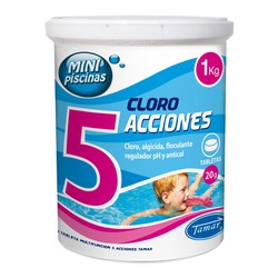 Cloro 5 Acciones Tableta 20gr 1kg Tamar