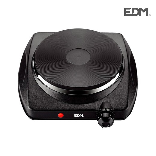 Fogão elétrico preto 1.400w 1 fogo ce / a13 edm