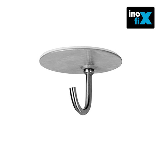 Suporte adesivo de aço inoxidável (blister 2 unidades) inofix