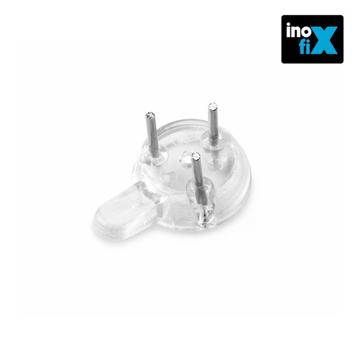 Colgador para cuadros.transparente (blister 6 unid) inofix