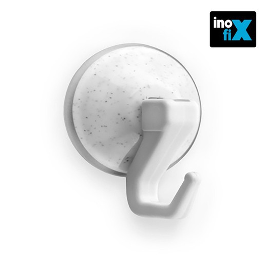 Suporte de ventosa 42 mm articulado branco (blister 2 unidades) inofix