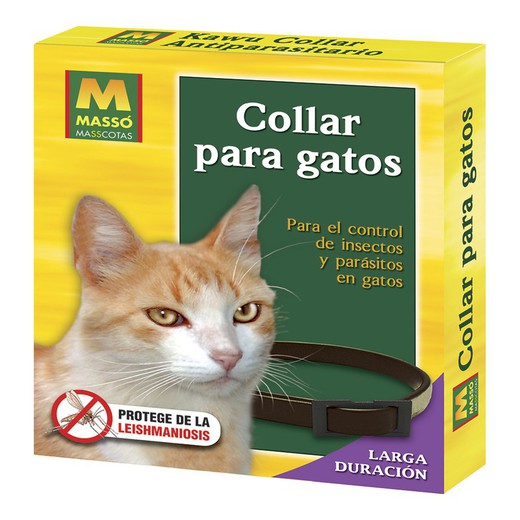 Collier anti-parasites pour chats