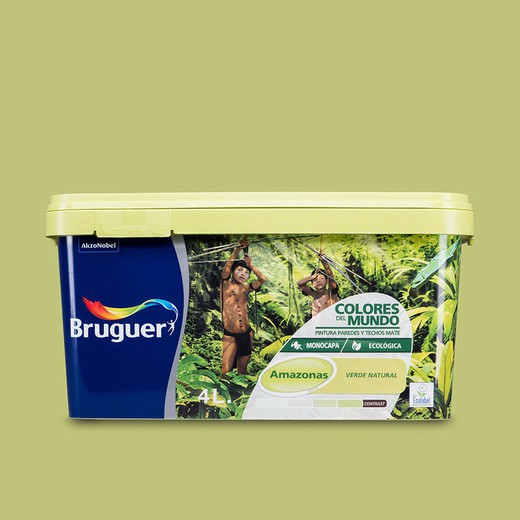 Couleurs du monde amazonas vert naturel 4l bruguer