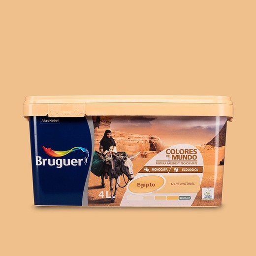 Colores del mundo egipto ocre natural 4l bruguer