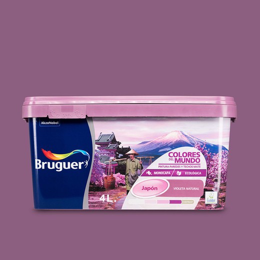 Couleurs du monde Japon violet naturel 4l bruguer